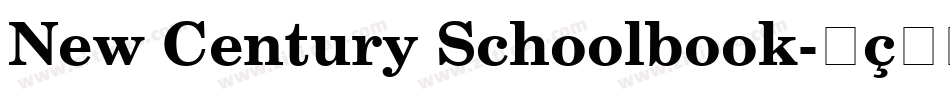 New Century Schoolbook字体转换